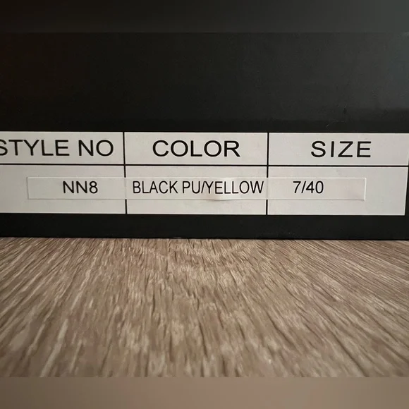 Nasty Gal Black Platform Lace-Up Boots with Yellow Stitching and Laces - Picture 8 of 8